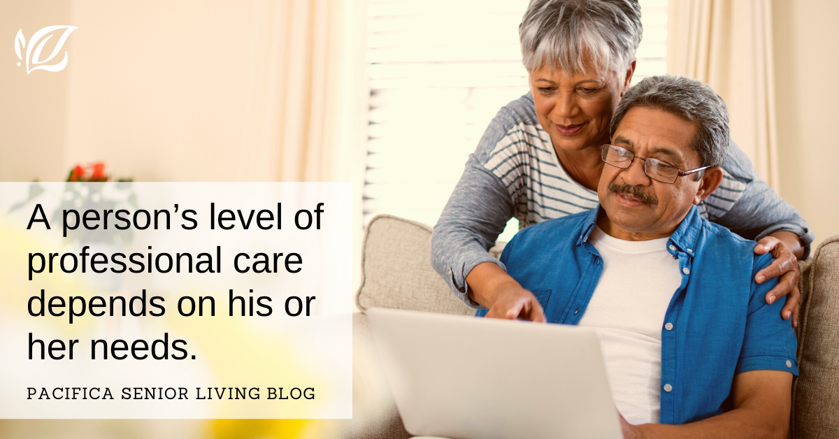 Professional vs. Personal Care Senior Living